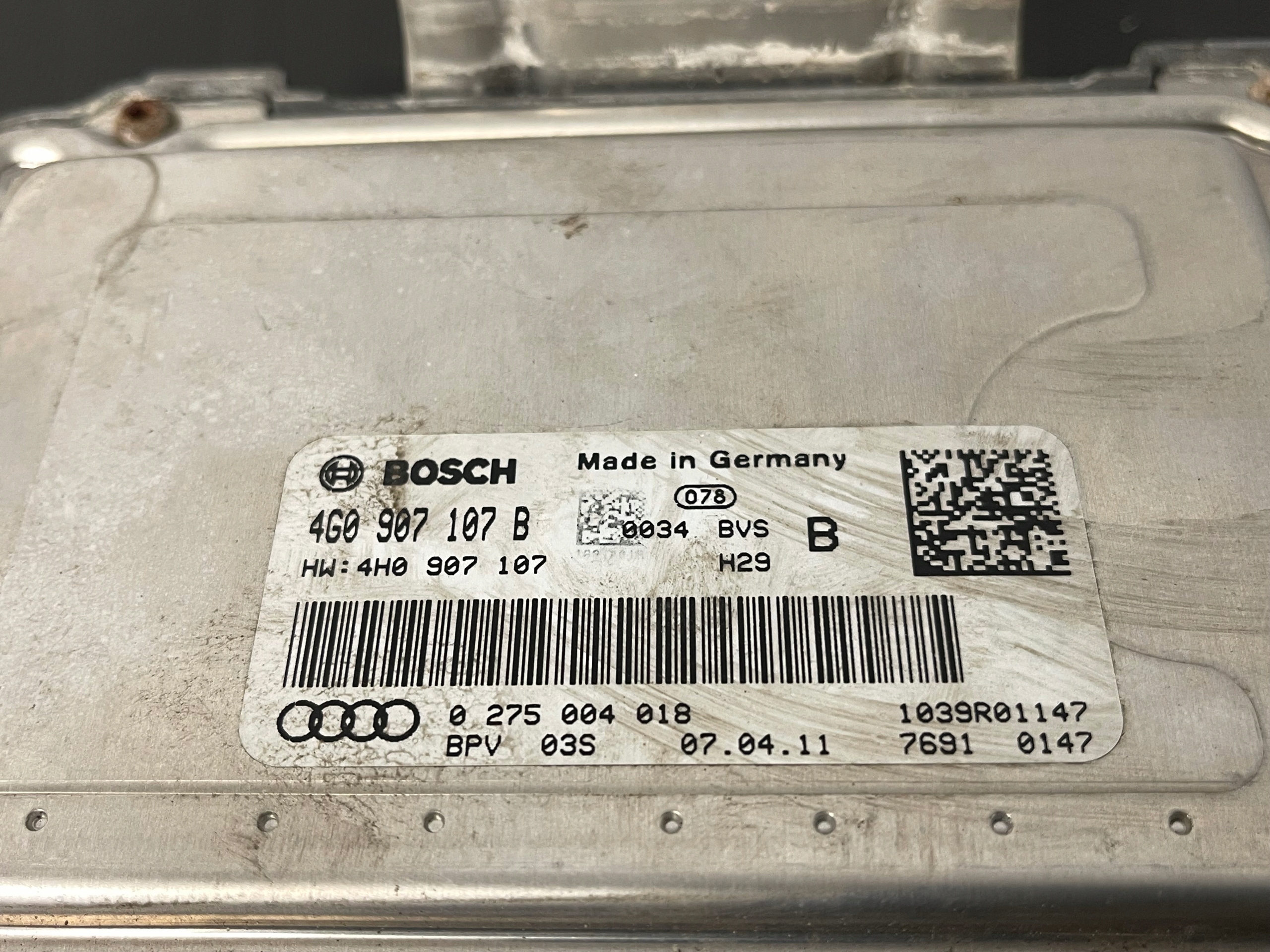 module control unit KAMERY AUDI A6 C7 A7 4G A8 4H 4G0907107B