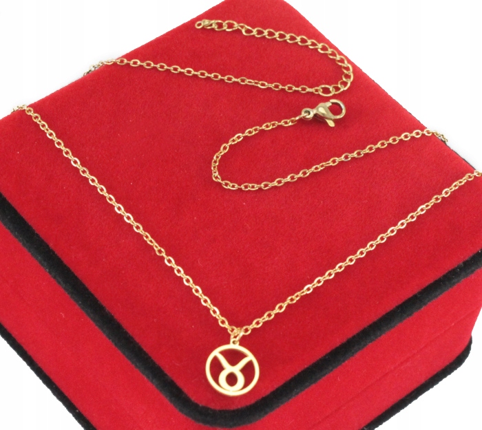 

Naszyjnik Złoty Znak Zodiaku Astro Byk Stal 316 L