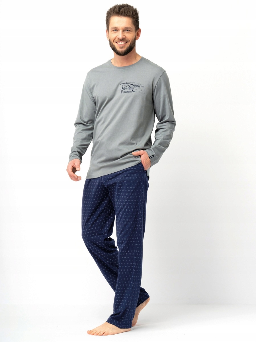 Pánské Pyžamo S Dlouhým Rukávem Key Mns 612 XXL AW25