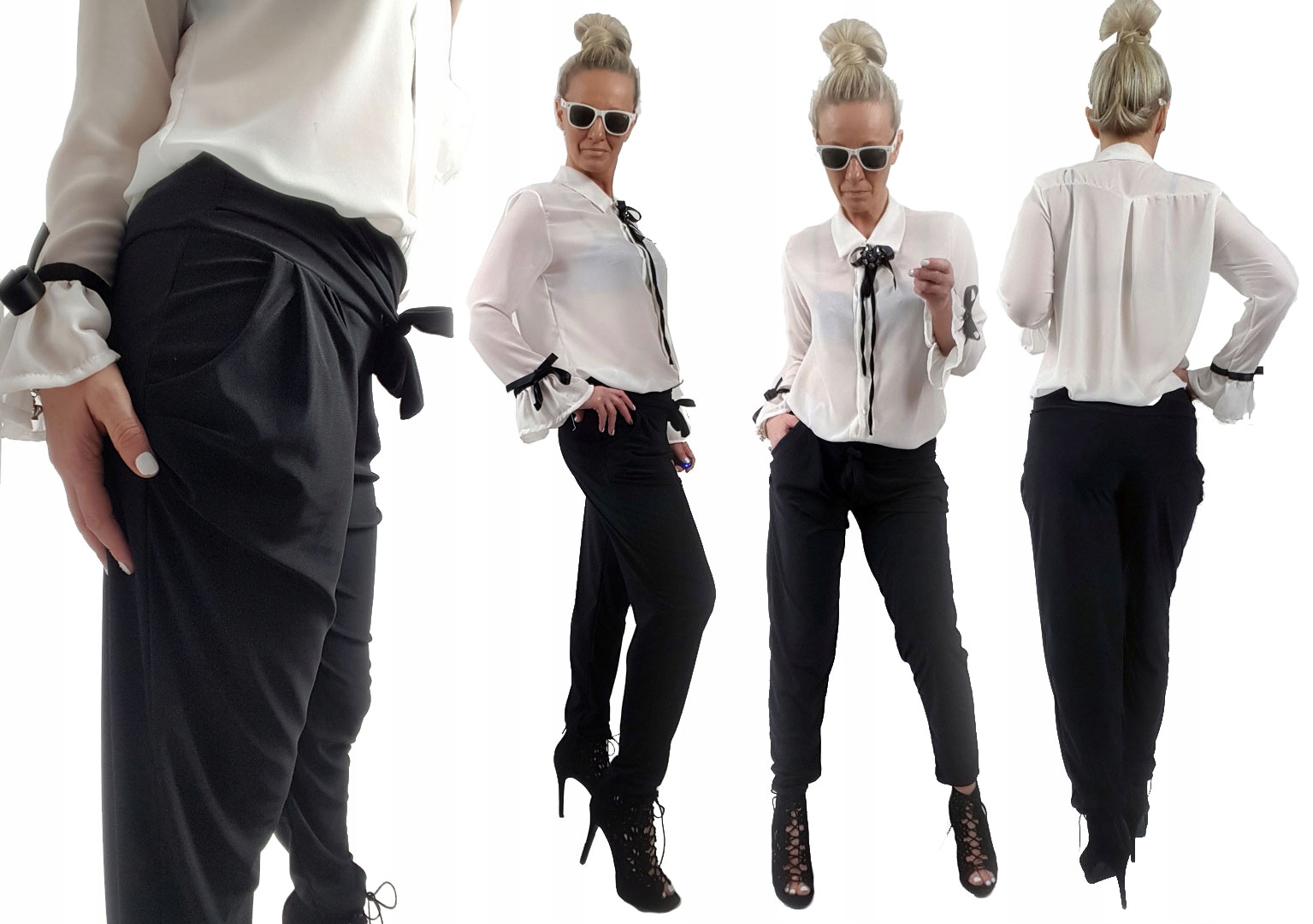 SPODNIE HAREMKI CYGARETKI BRYCZESY ALLADYNKI BAGGY