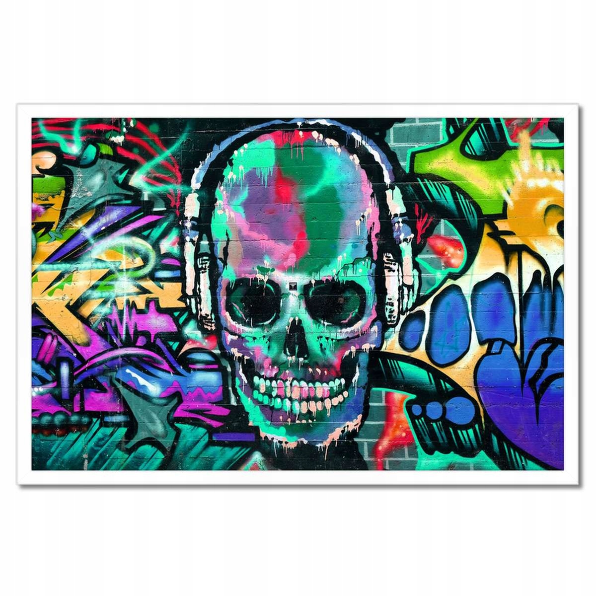 Plakáty v rámu 60x40 Graffiti Pouliční umění