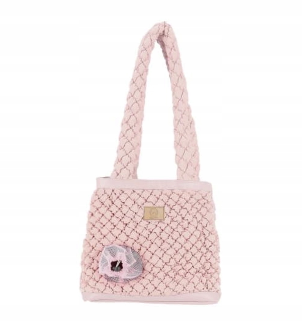 Levně Misoko Přepravka pro psy a kočky, 40x18x38 cm, růžový