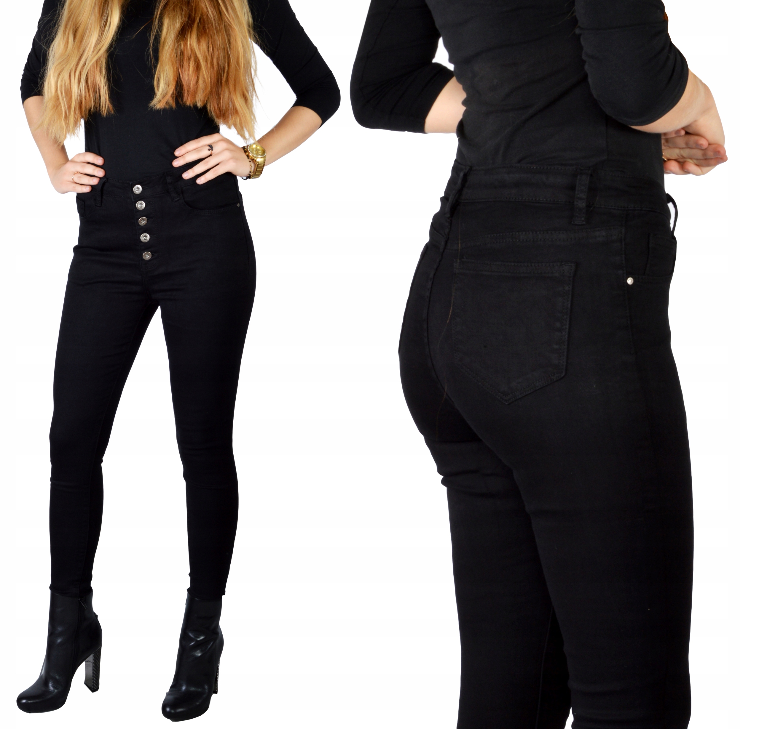 

Jeansy Damskie Spodnie Jeansowe Modelujące