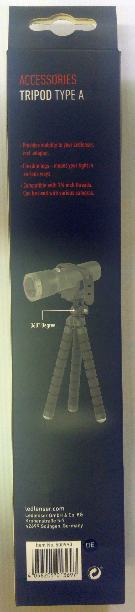 Latarka Statyw Ledlenser Tripod typ A Marka Ledlenser