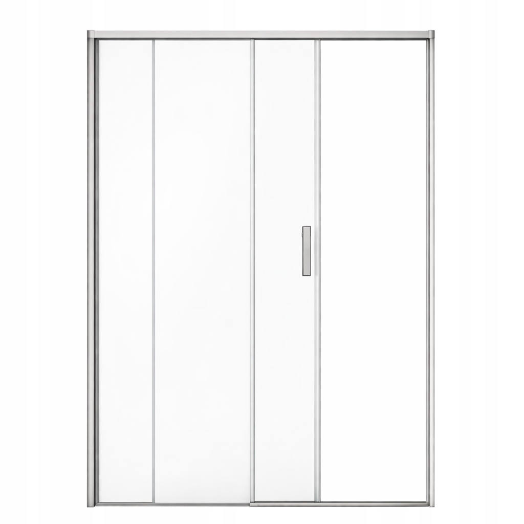 Sprchové dveře 140 cm posuvné, posuvné sklo – 8 mm – LSV150 – Leyden