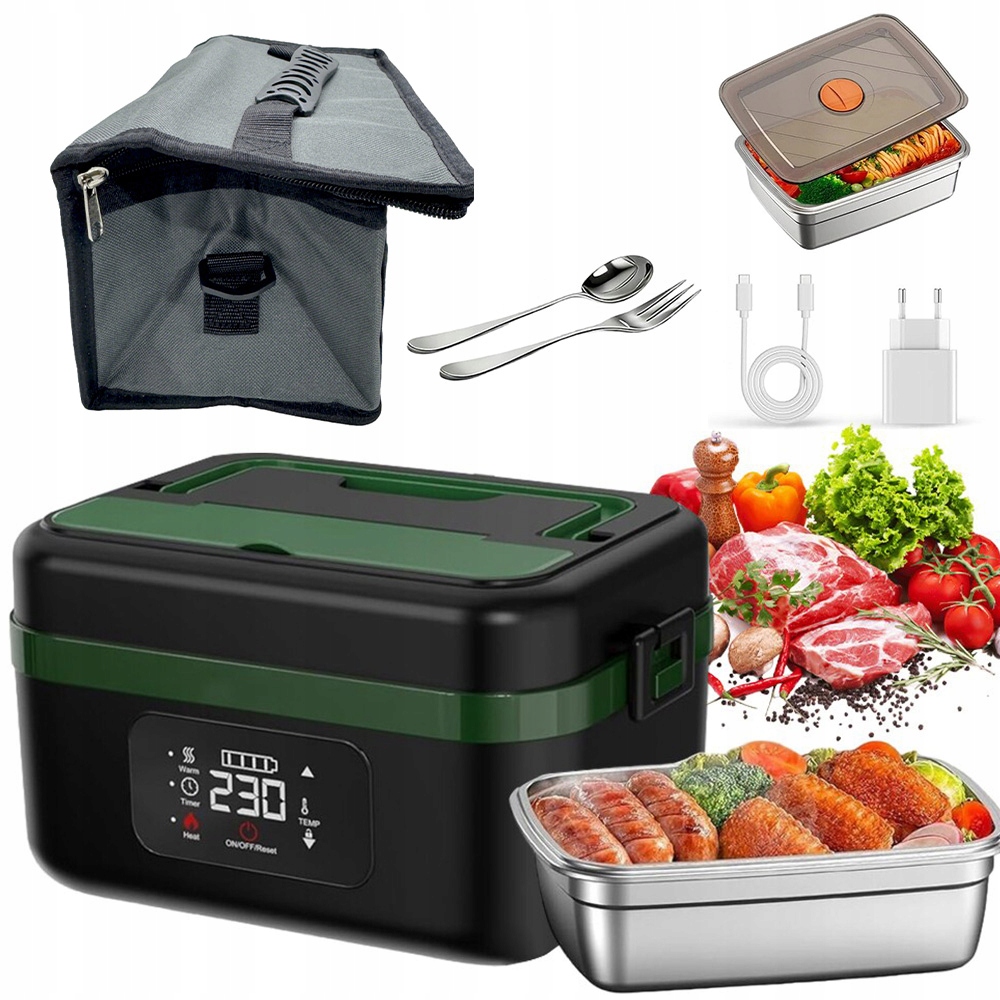 1L Elektrický Obědový Box Ohřívaný Na Potraviny, Rychlé Předehřívání