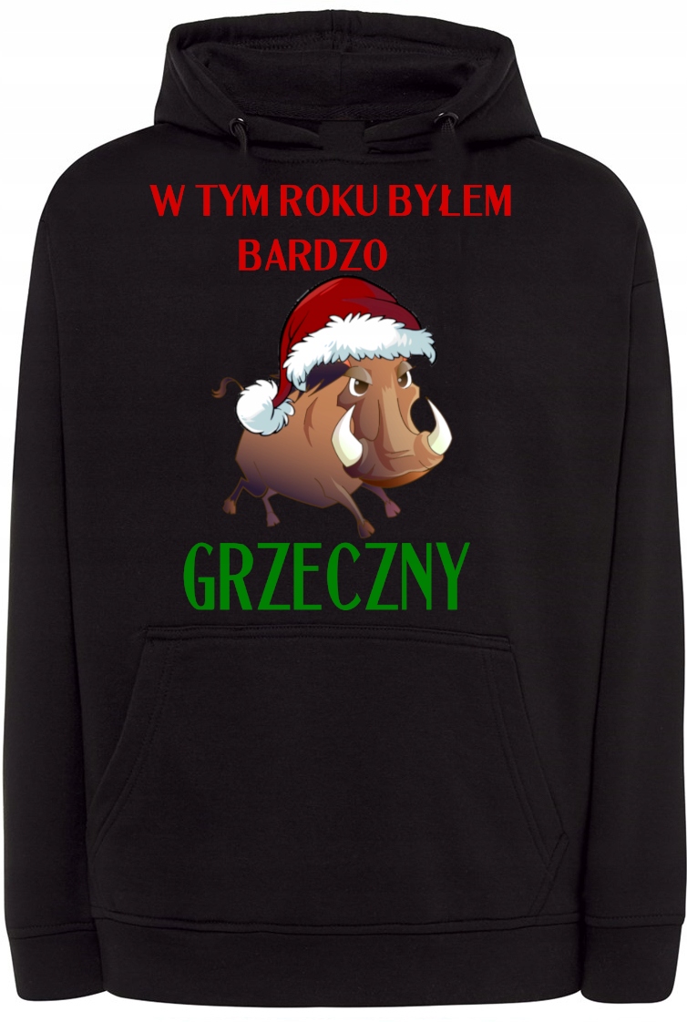 Mikina s potiskem Vánoce Byl jsem hodný vel. 3XL
