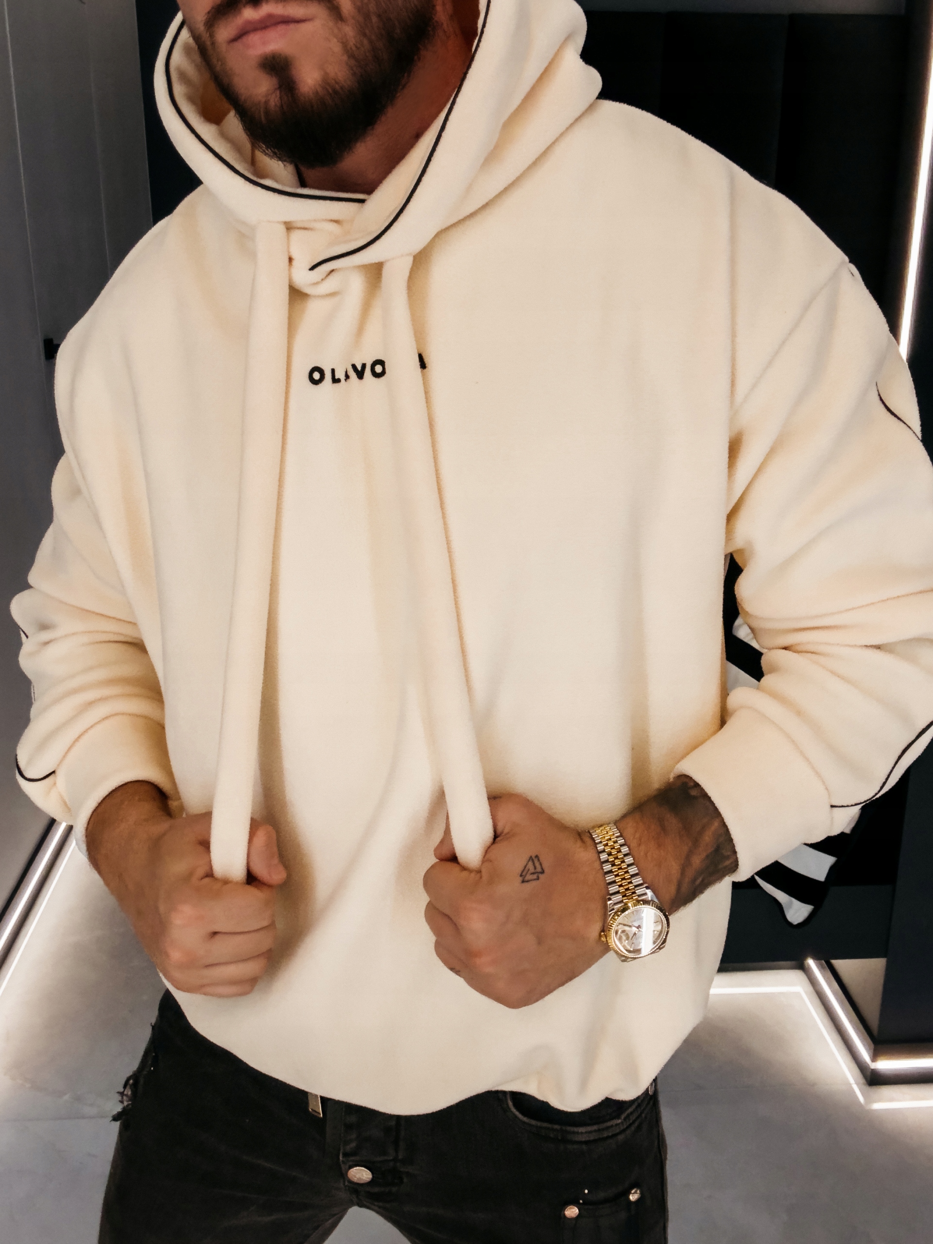 Pánská Mikina Plume Kokosová XL