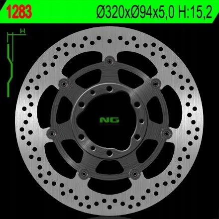 Predný brzdový kotúč (320X94X5) (6X6,5mm)