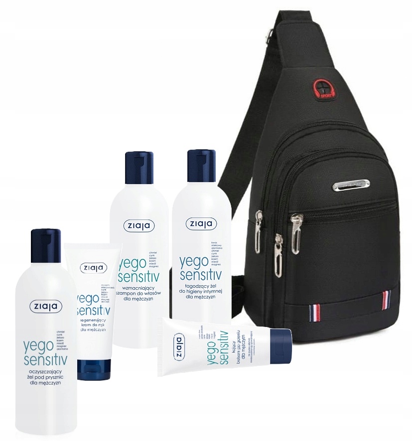 Ziaja zestaw dla mężczyzn Yego Sensitiv 6w1 Nerka Men upominek