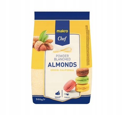 makro Chef Mandle blanšírované mleté 500 g
