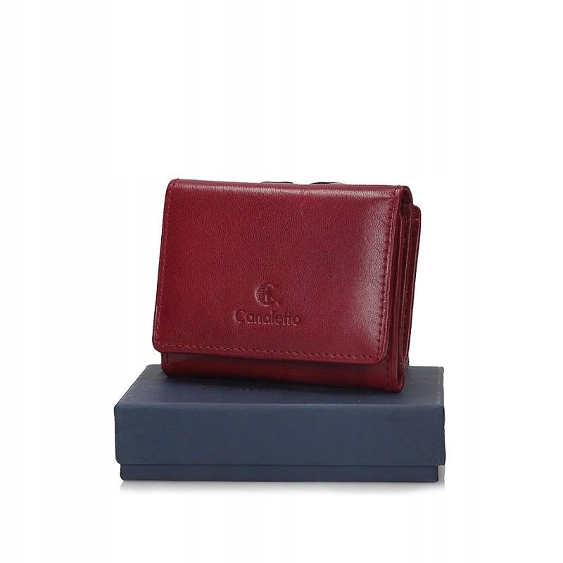 Červená elegantní dámská peněženka Canaletto 2000-C-s165/RFID