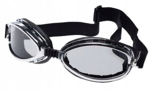 Gogle Motocyklowe Weteran Podłużne Model T06
