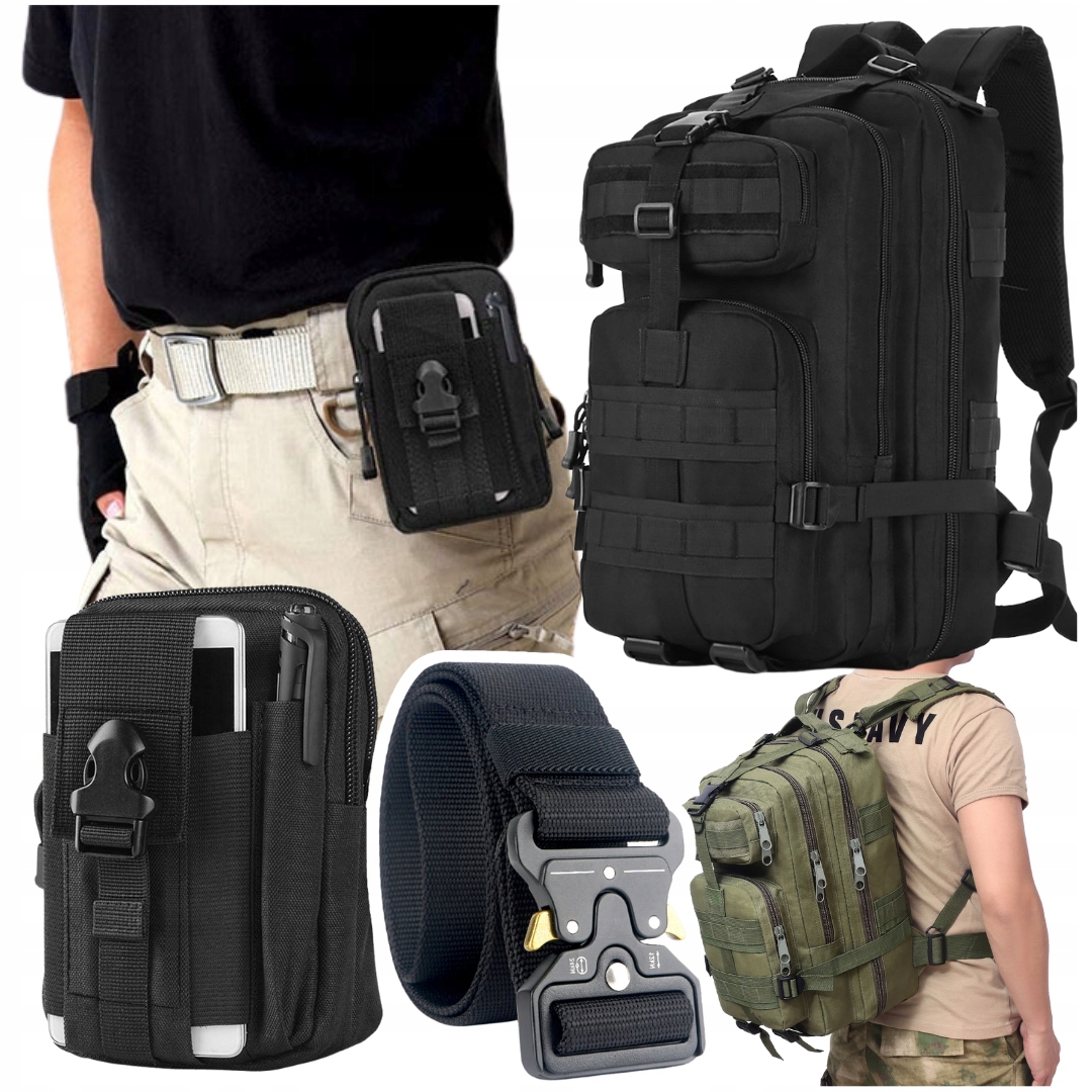 Zestaw Awaryjny Ewakuacyjny Plecak 35 Nerka Pas