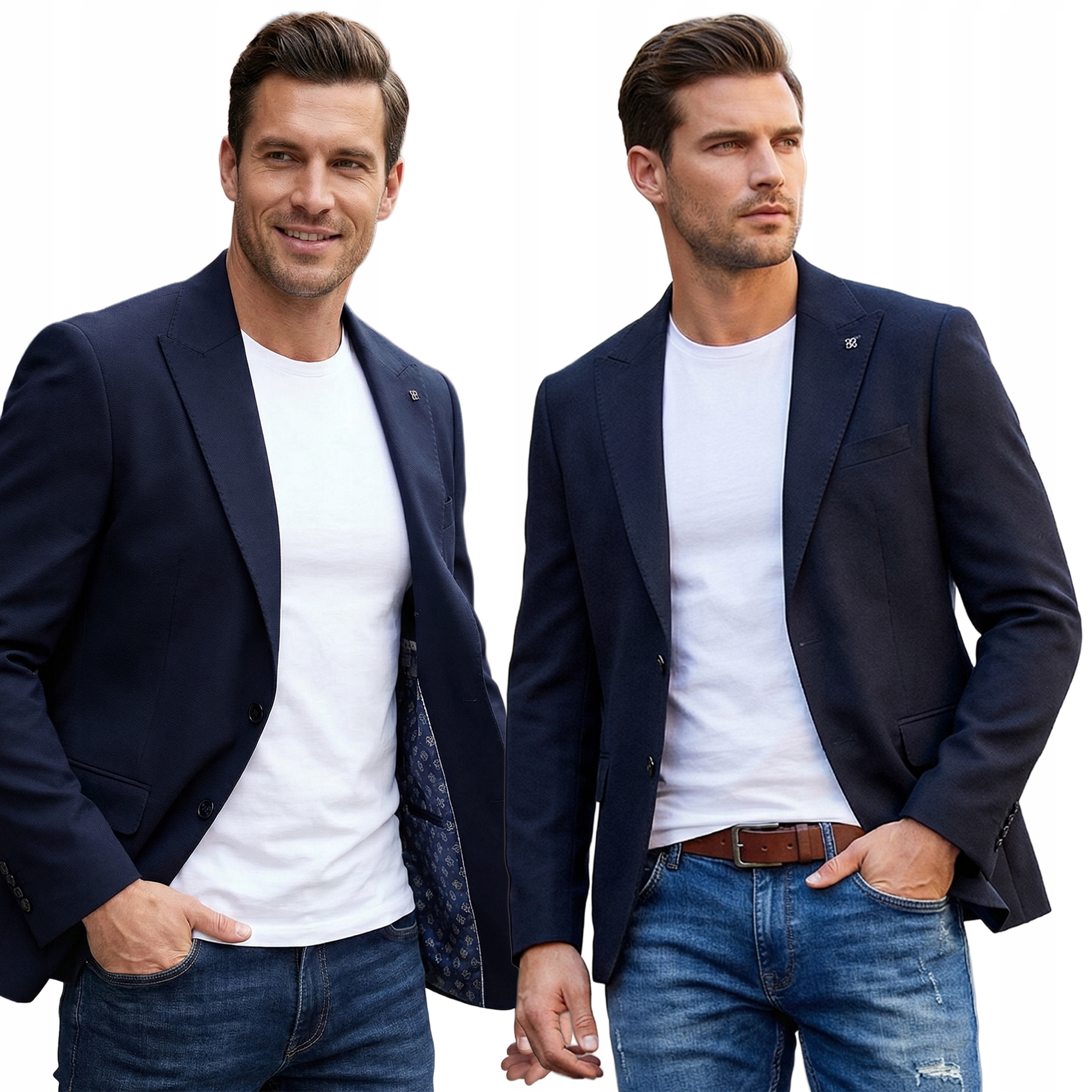 Sako Klasické Návštěvní Elegantní Neformální Bavlna