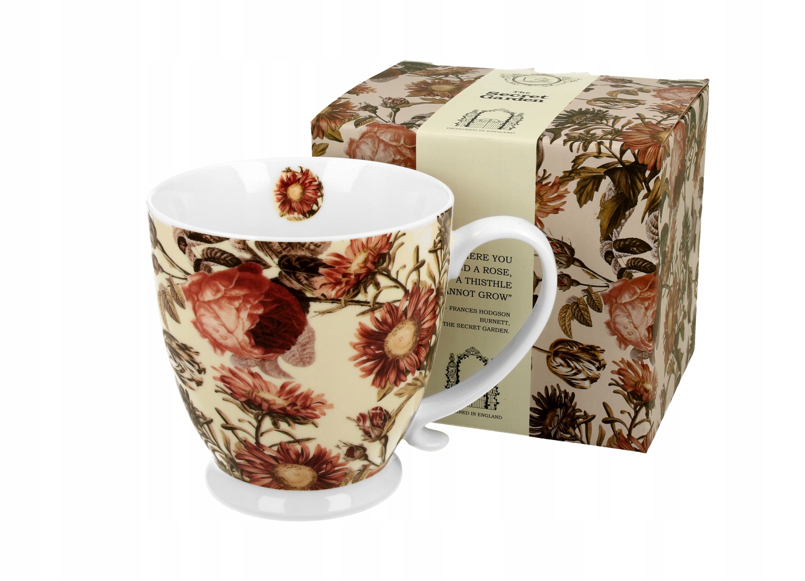 

Kubek na stopce jumbo 480 ml Peony