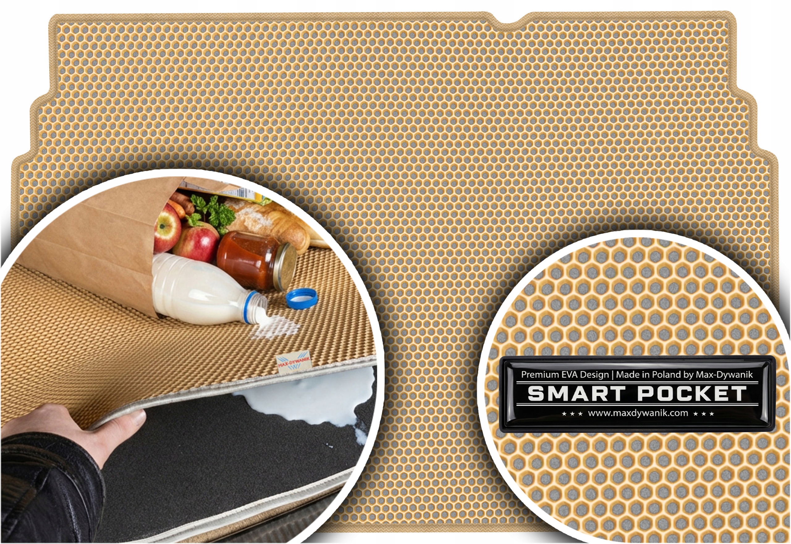 Opel Crossland X Crossover 2017 Vložka do batožinového priestoru Eva Smart Pocket Béžová