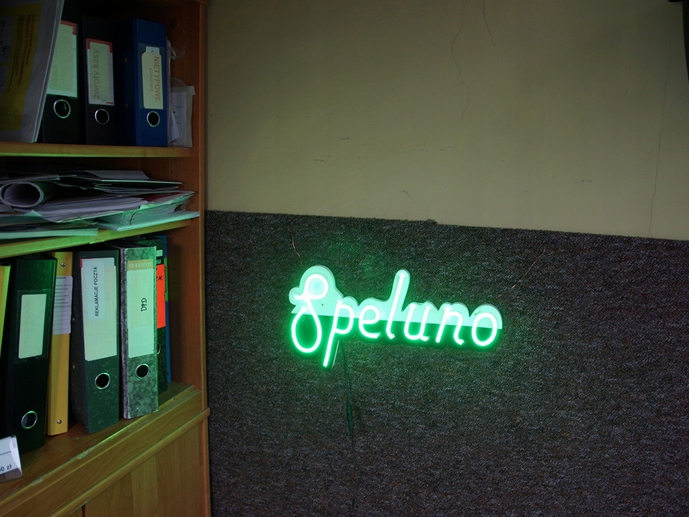 NSPELUNO NEON LED FLEX NAPIS Speluno 410X215MM Zastosowanie dekoracja ściany
