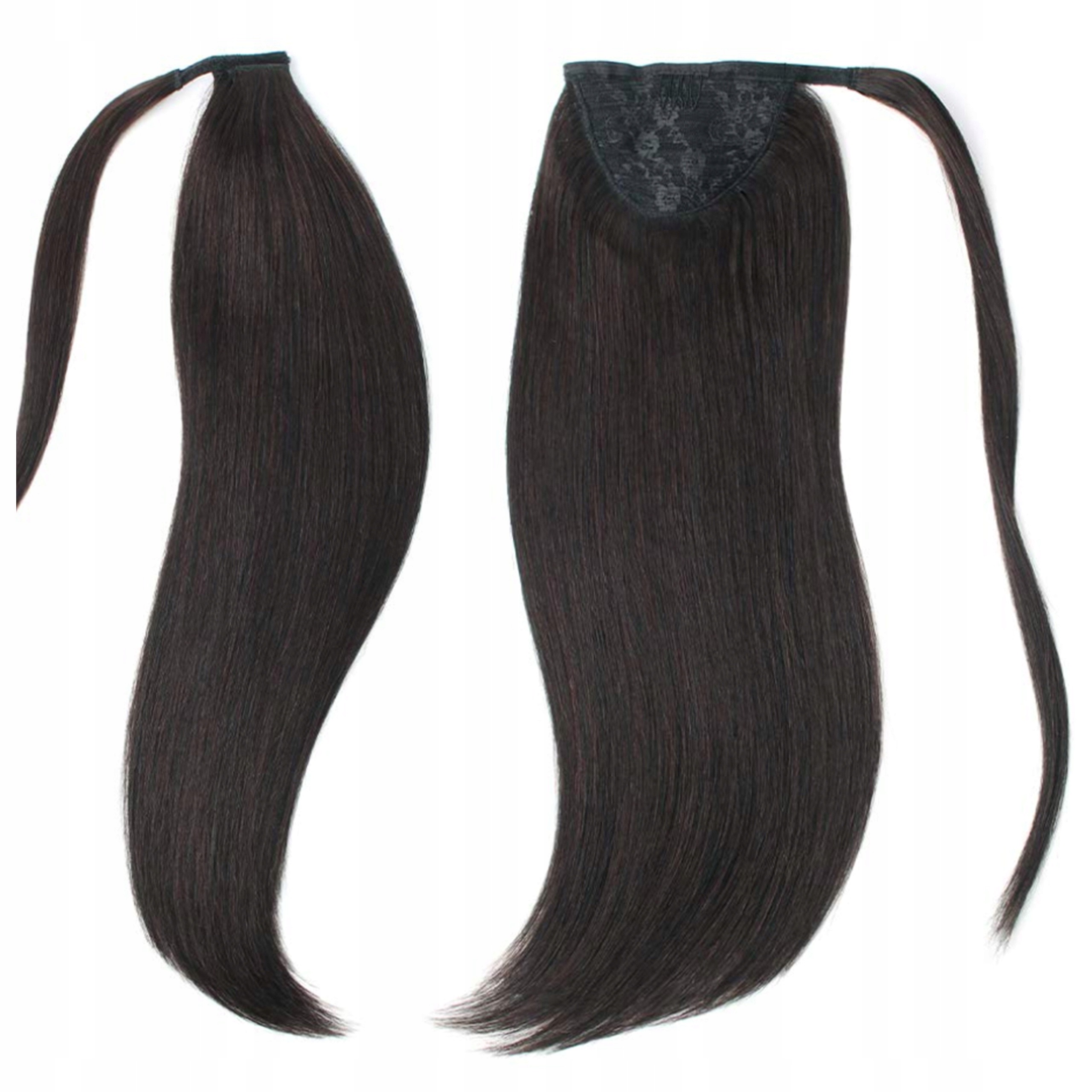 Doczepiany Kucyk 40 cm Kitka dopinka Treska doczepiane Naturalne włosy 70g