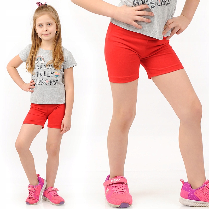 

Legginsy kolarki Krótkie spodenki Czerwone 122