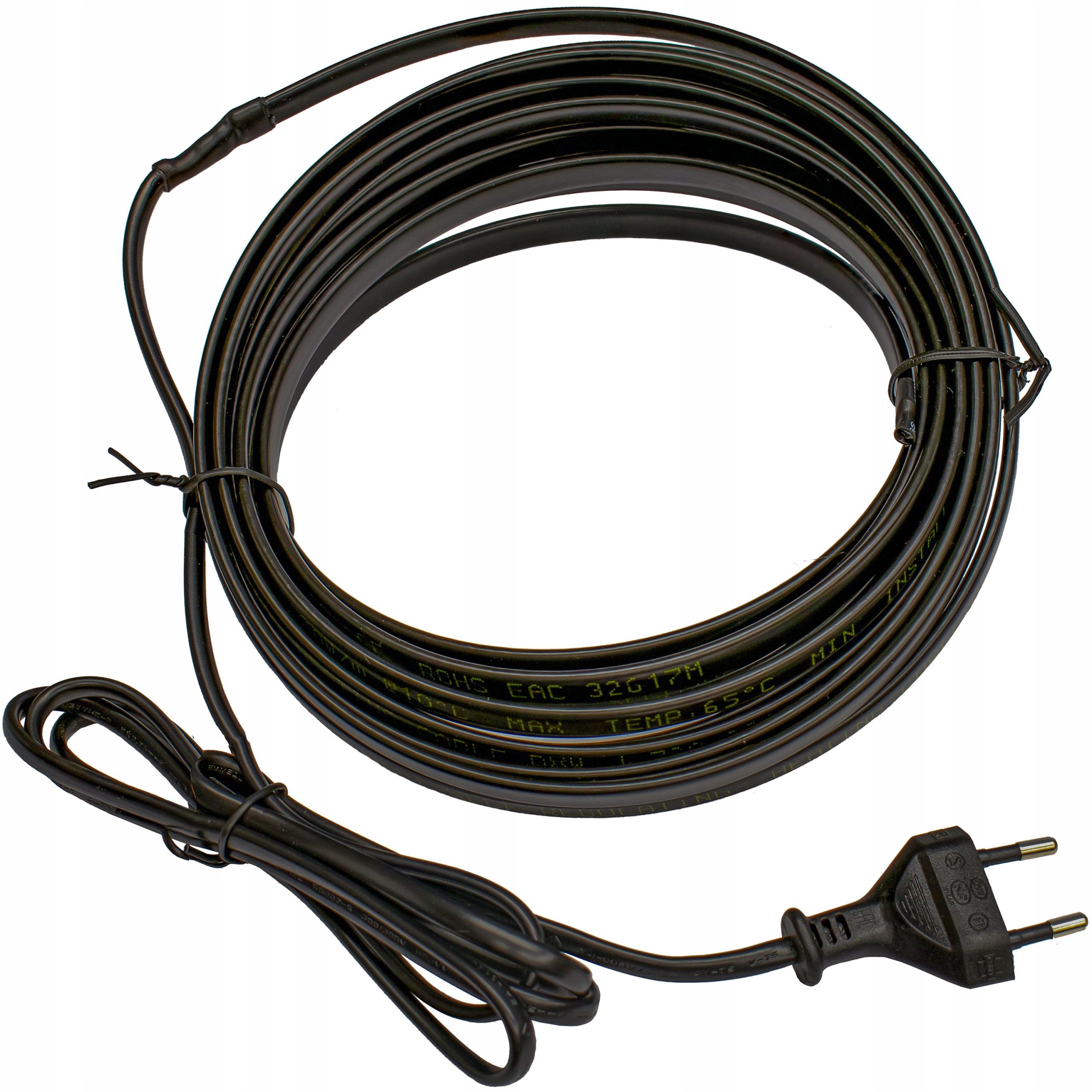 

Kabel grzewczy 20W 8mm samoregulujący z wtyczką 2M