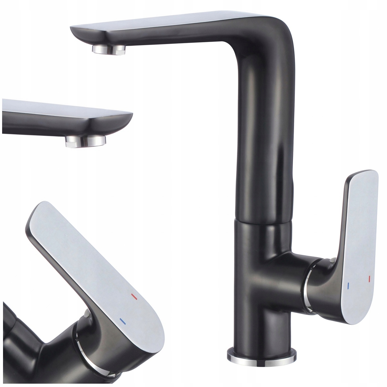 Stojanková Kuchynská Drezová Batéria Senja Čierna/chróm Vysoká Kvalita