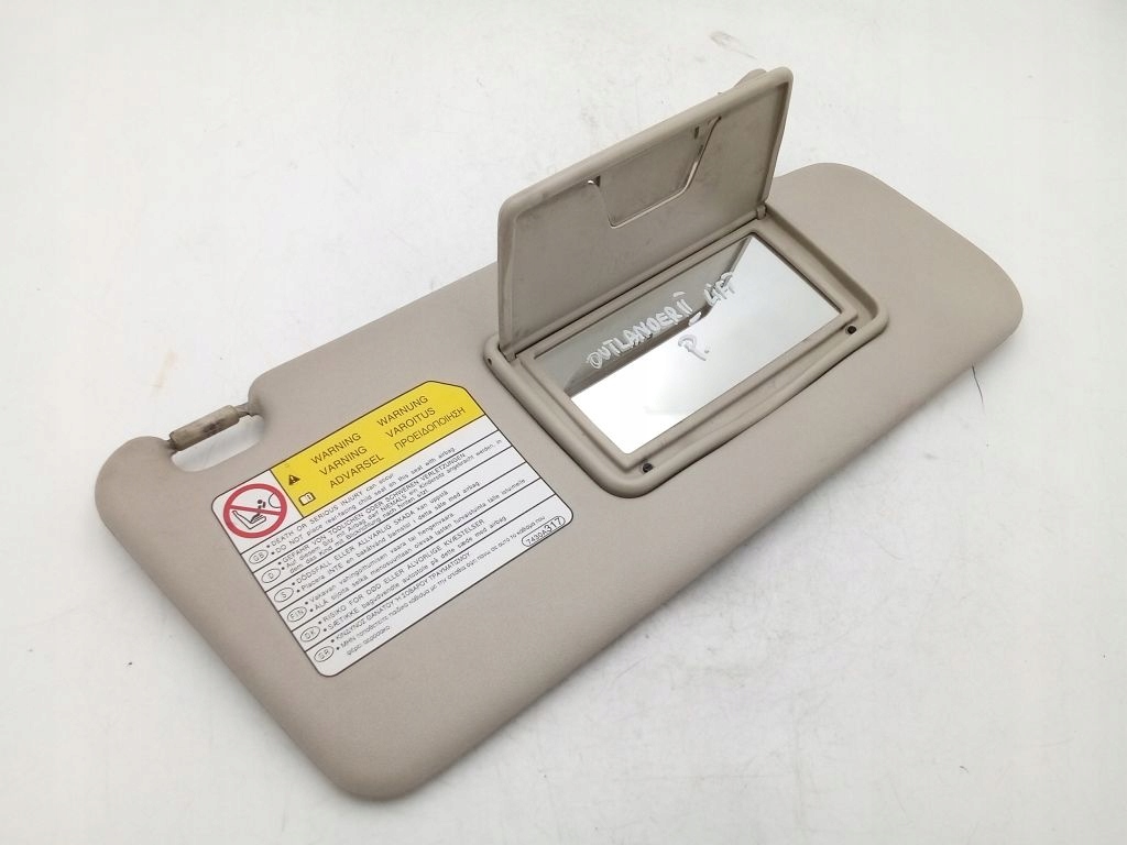 Mitsubishi Outlander 2 cap cover przeciwsloneczna right visor right