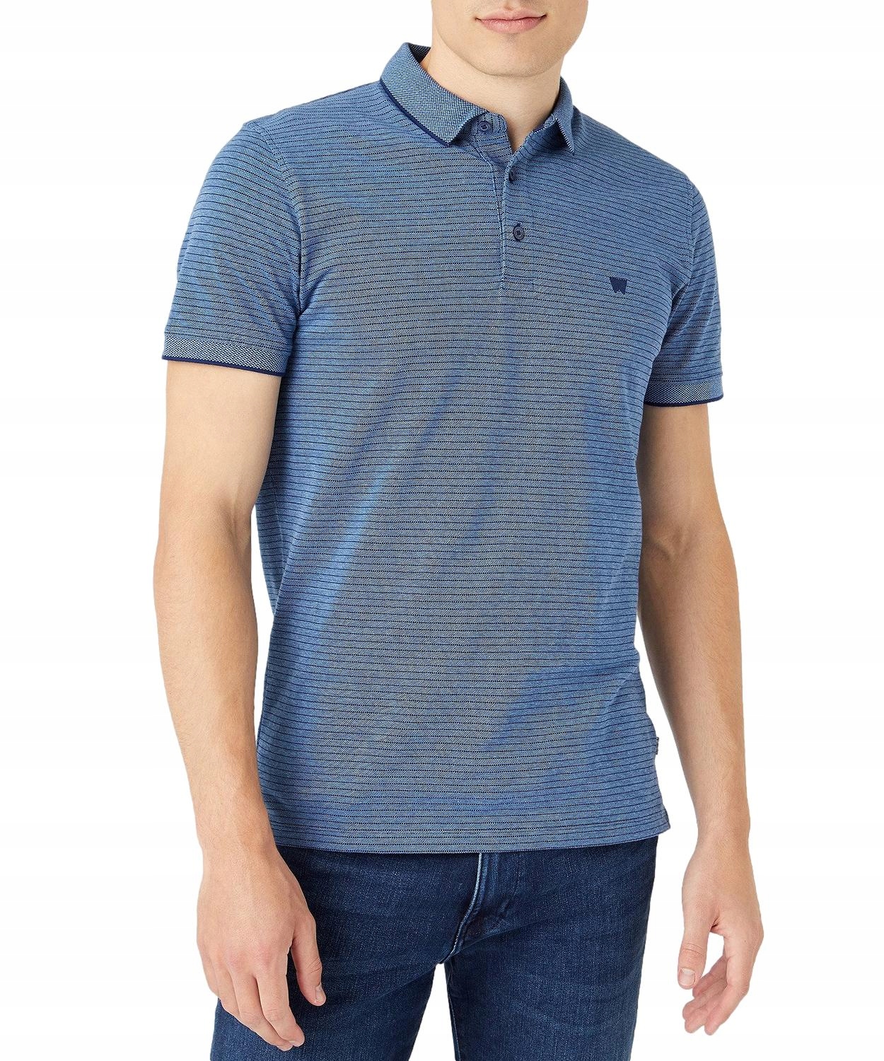 

Koszulka Wrangler Refined Polo W7H7KEX9I Blue L
