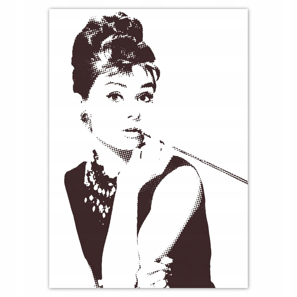 

Plakaty 50x70 Audrey Hepburn Cygaretka