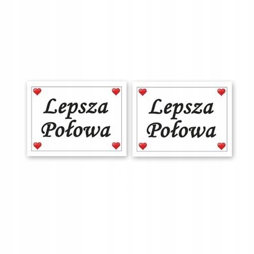 

Naklejki na buty Lepsza połowa 2szt Ślub Nalepki