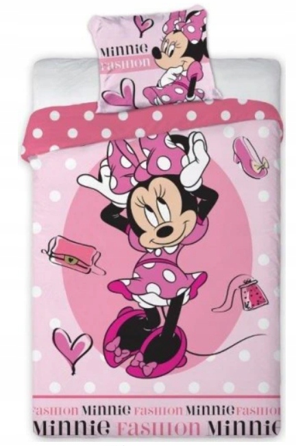 

Pościel dziecięca Myszka Minnie 160X200 Róźowa