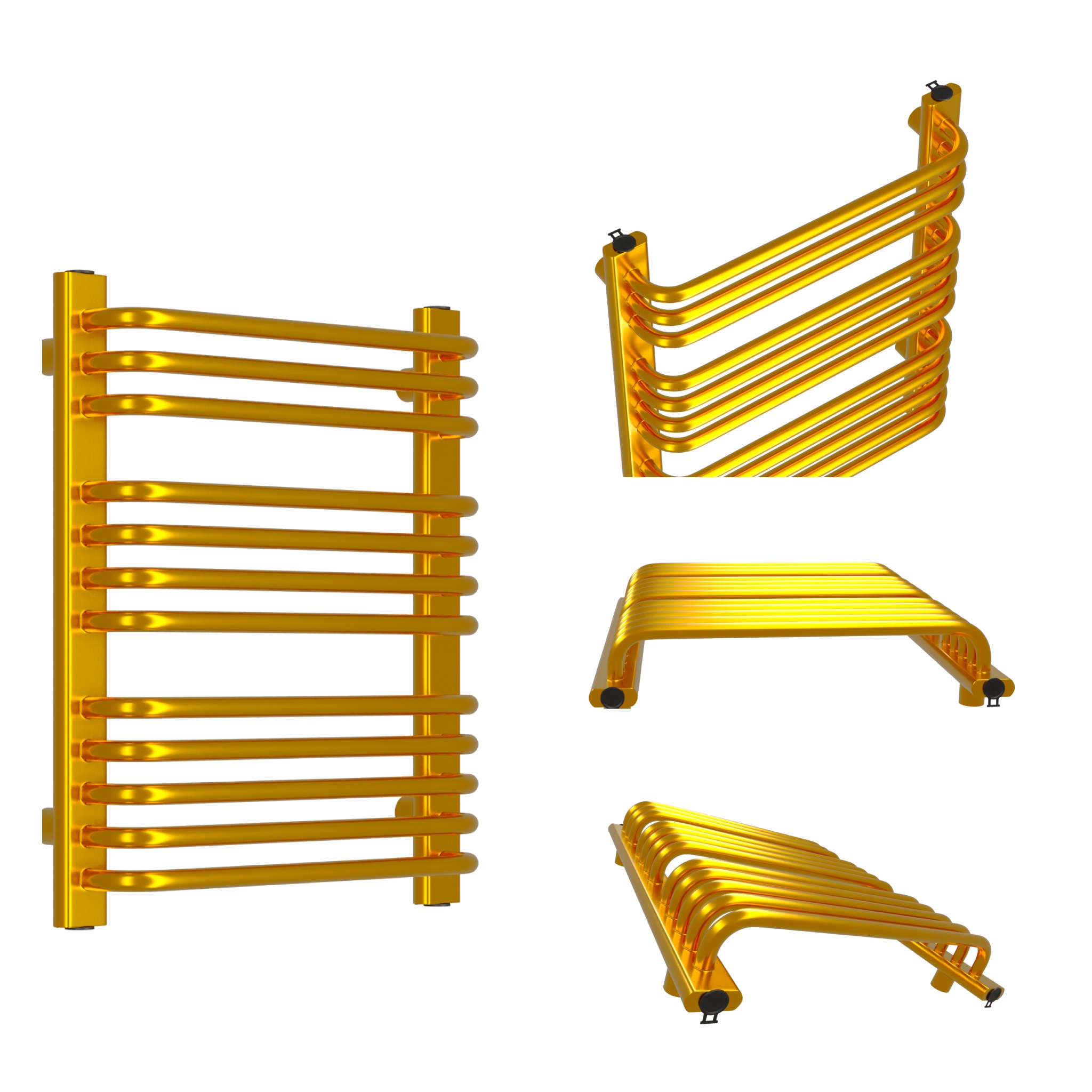 Koupelnový Radiátor Stella 940x450 Zlatý