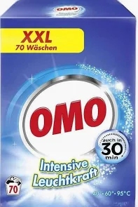 Levně Omo Intensive Leuchtkraft univerzální prací prášek 70 praní 4,9 kg