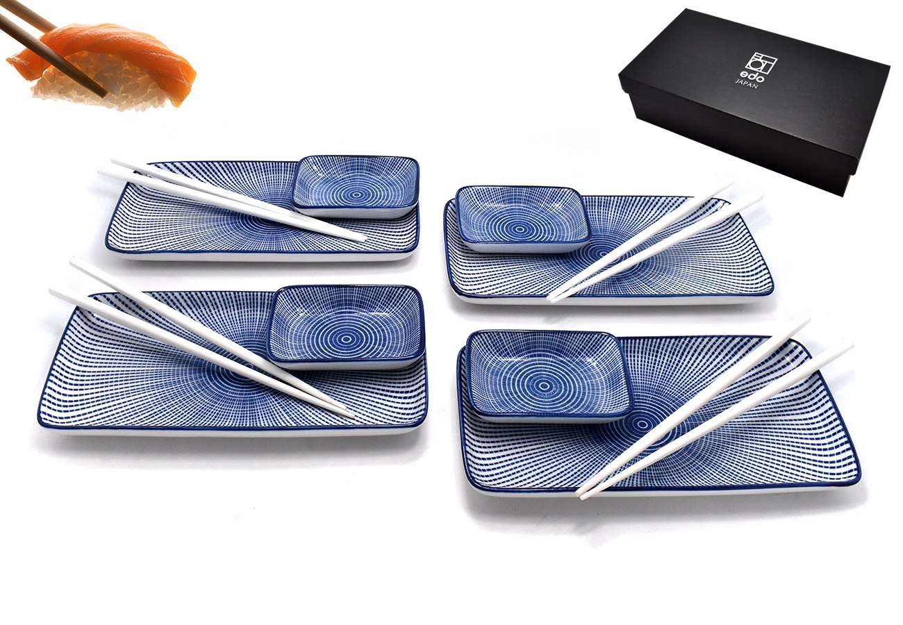 Komplet na sushi pre 4 osoby Tokusa Blue
