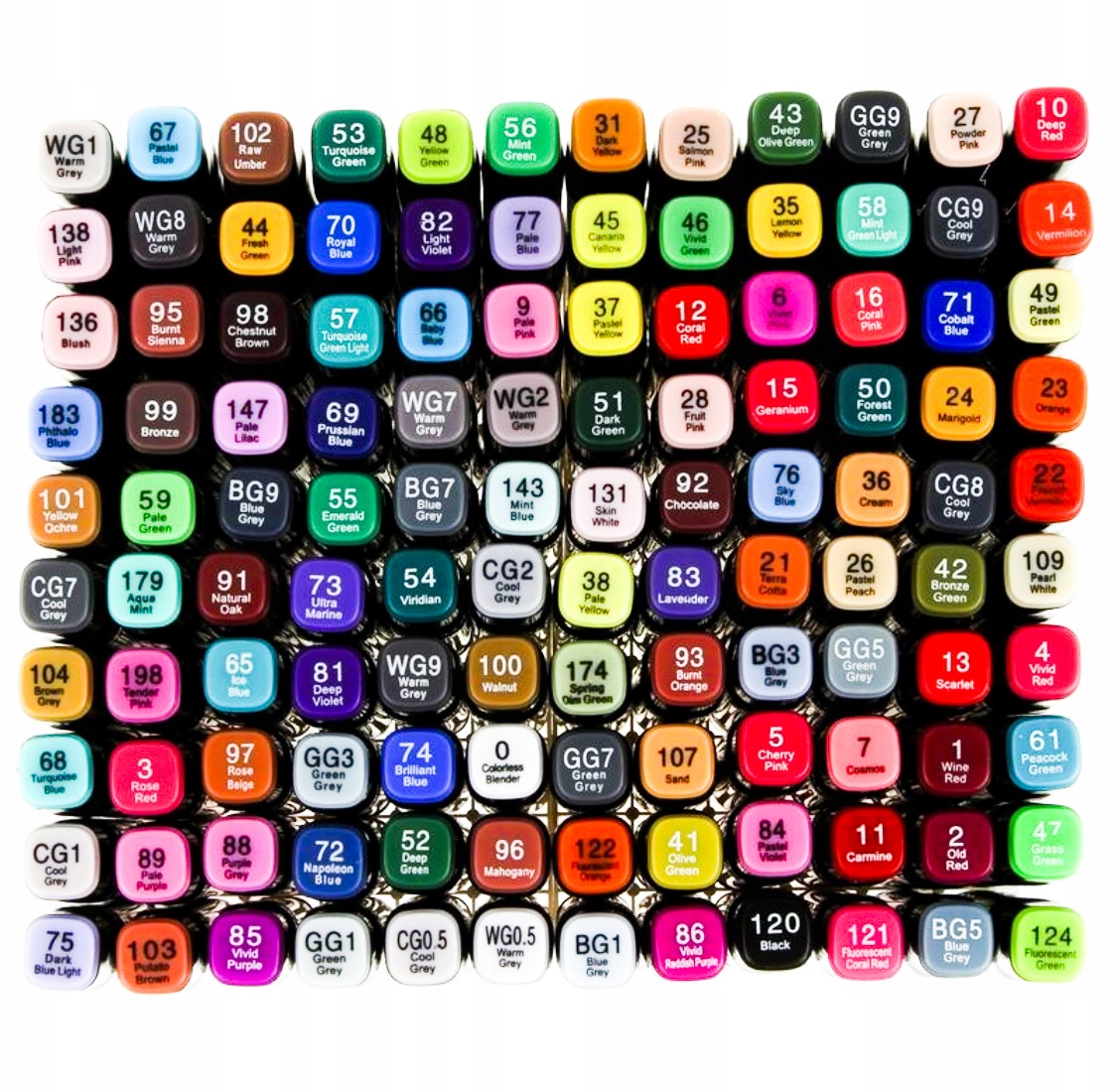 MARKERY ALKOHOLOWE FLAMASTRY ZESTAW 168 TORBA PRO Marka inna