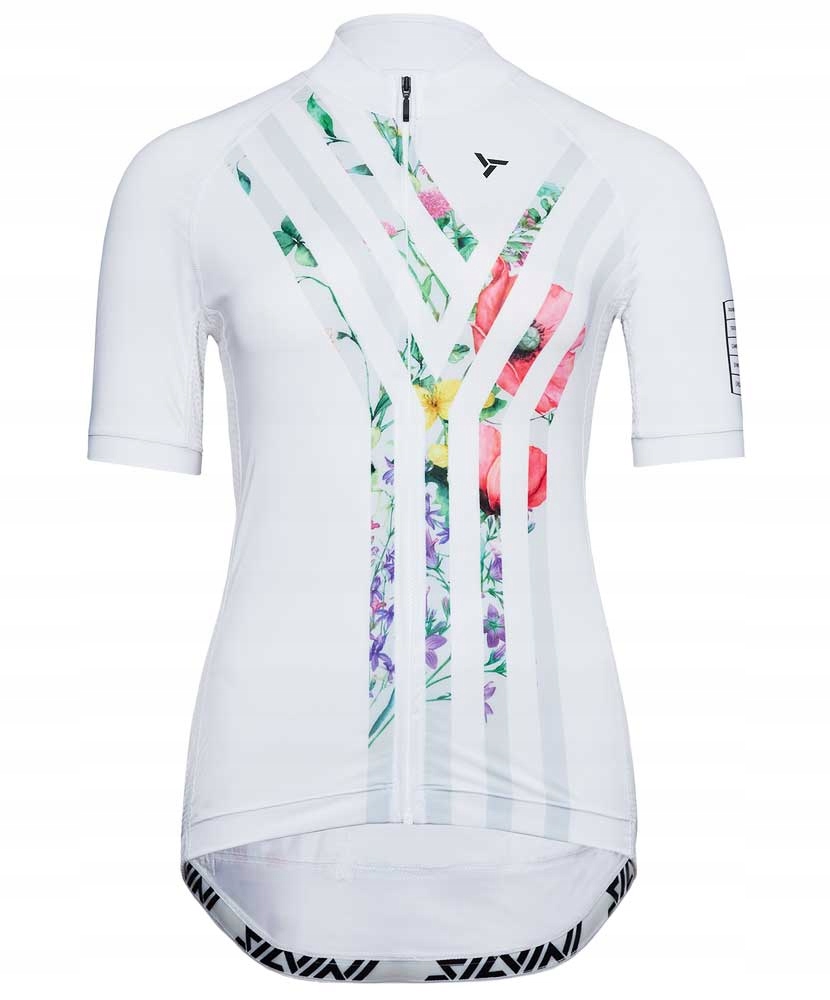 Koszulka rowerowa damska Silvini Calnia (WD2412) white M