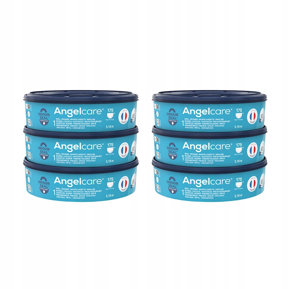 Angelcare Wkład Do Pojemnika Na Pieluchy 6 Sztuk