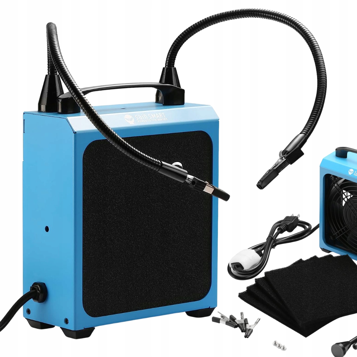 POCHŁANIACZ OPARÓW DYMU LUTOWANIA + 4 MATY ZESTAW