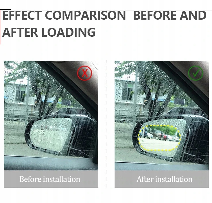 FOLIA NAKLEJKA ANTIFOG LUSTERKA WOOD OKRĄG 100X100 Producent części Inny