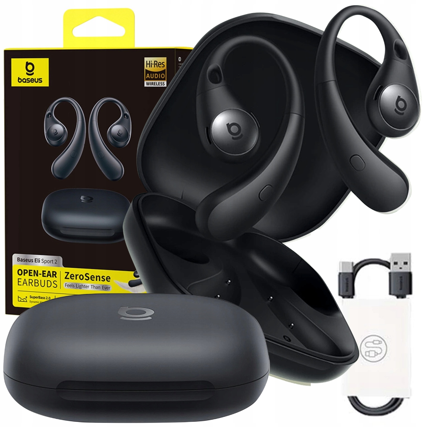 Słuchawki Bezprzewodowe Bluetooth 6.0 Baseus Eli Sport 2 Ows Enc Zauszne