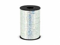 

Wstążka Plastikowa Holograficzna Srebrna 5 MM/225M