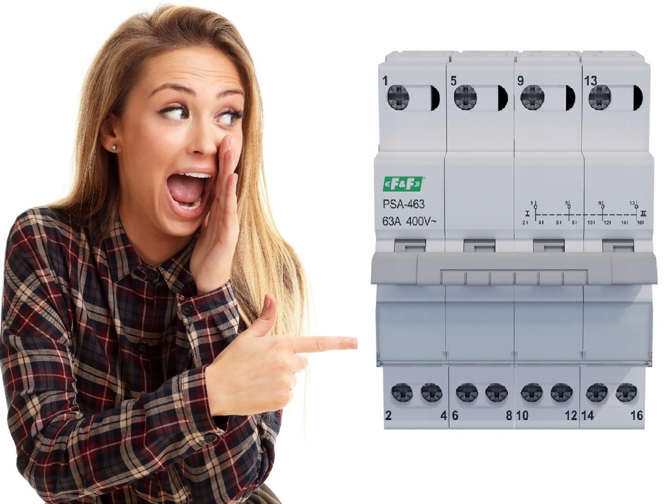 

Przełącznik Modułowy Sieć Agregat F&f PSA-463