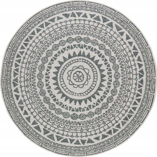 Koberec na terasu, okrúhly, obojstranný Coron 200 cm