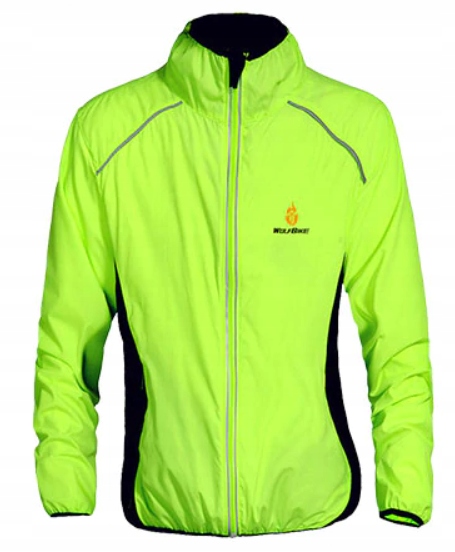 Kurtka przeciwdeszczowa wodoodporna na rower L