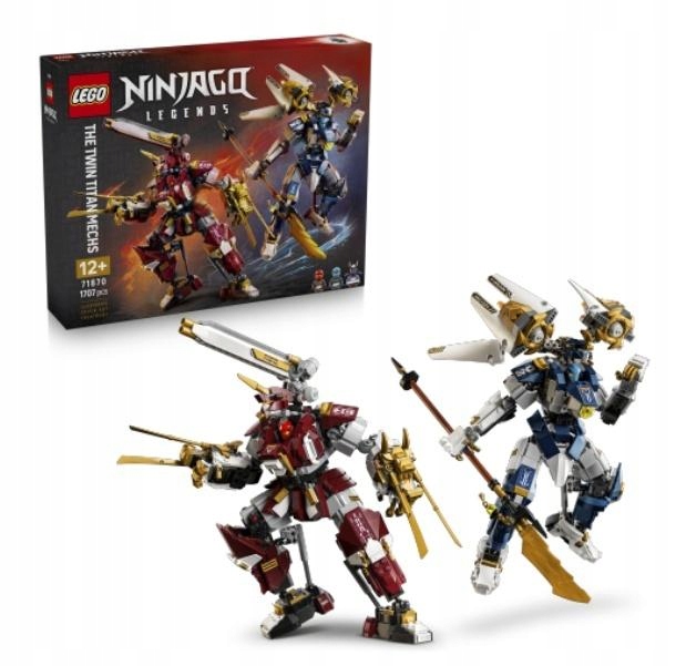 Lego(r) Ninjago 71870 Titanové dvojčatové mechy