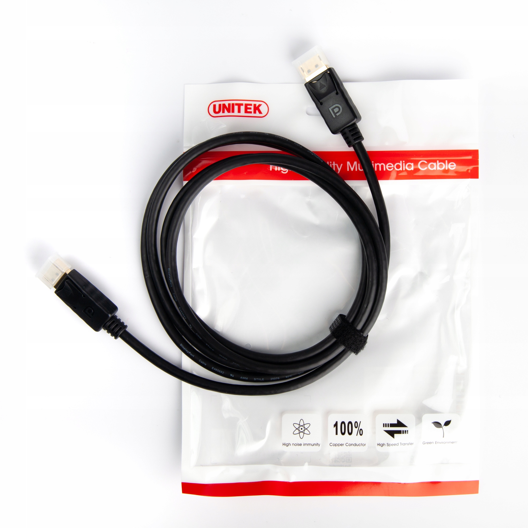 UNITEK Kabel Przewód Premium DisplayPort DP 4K 2M Marka Unitek