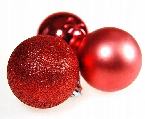 

Bombki Choinkowe Plastik Zestaw 3 Szt 8CM