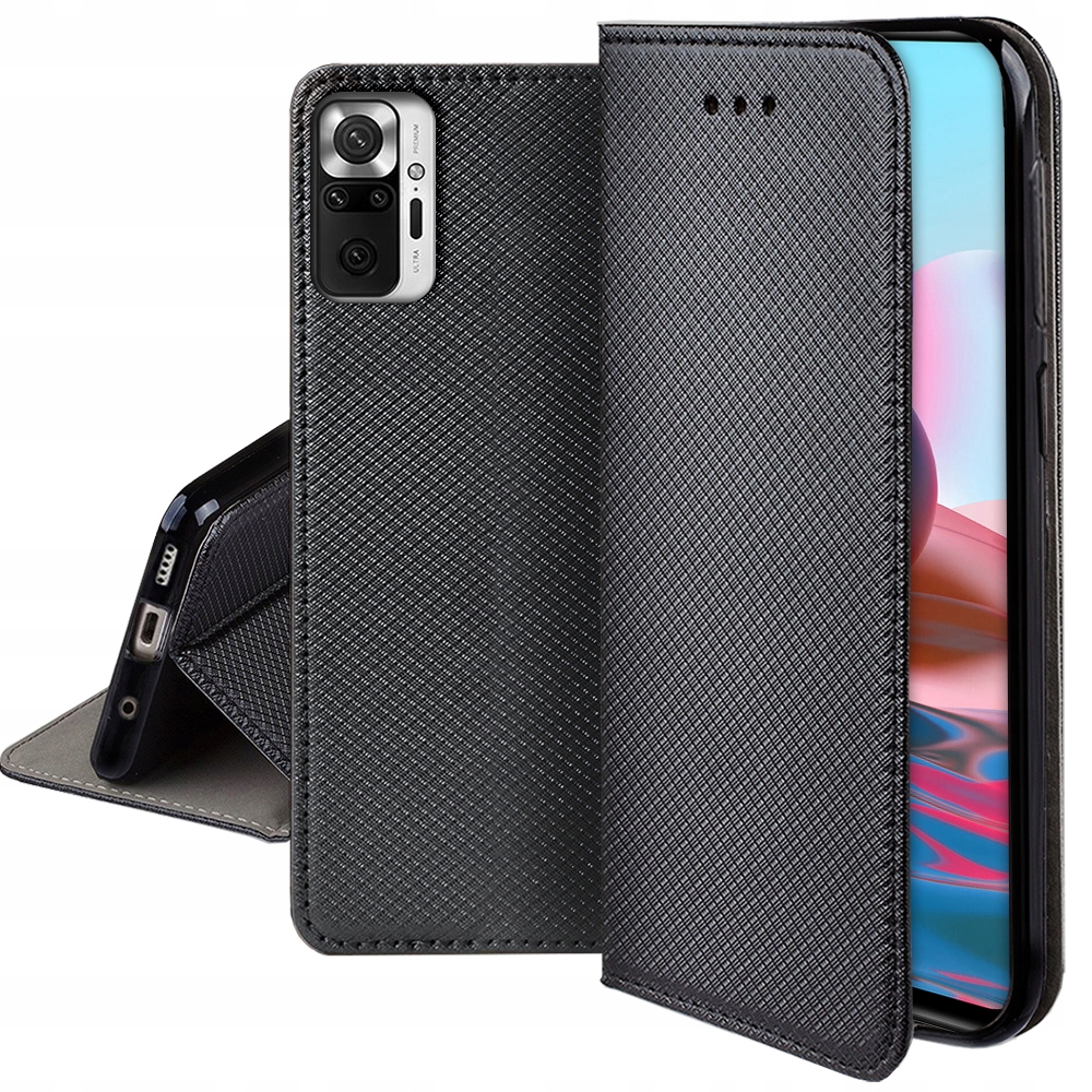 ETUI do XIAOMI REDMI NOTE 10 PRO MAGNET PORTFEL + SZKŁO