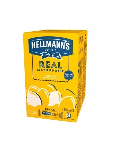 Levně Majonéza Hellmann's v sáčcích 198 ks