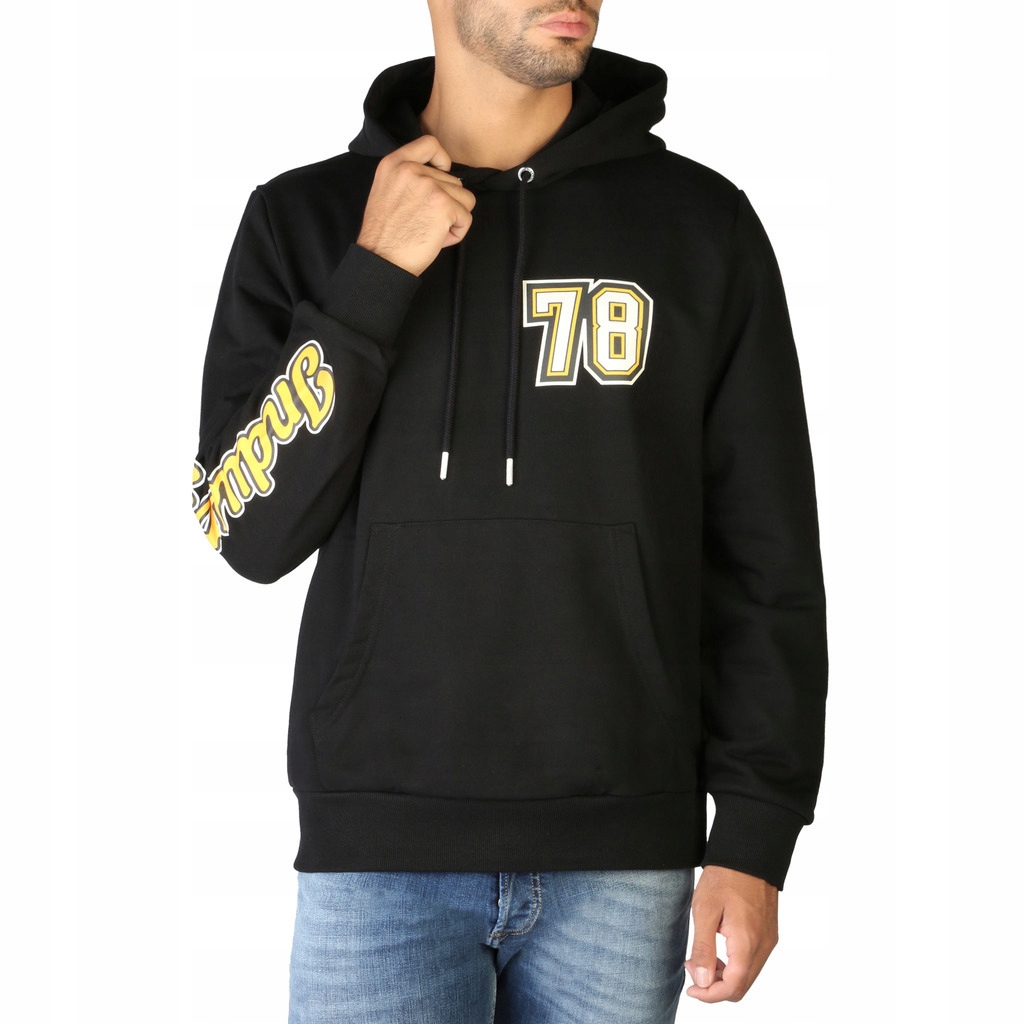 DIESEL BLUZA Z KAPTUREM CZARNA r. M (8057718838519) • Cena